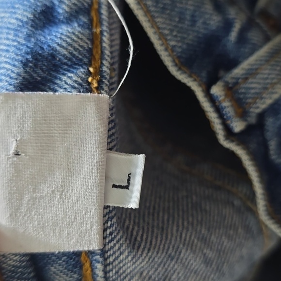 Vintage Made In USA “Too Cute” Mickey Mouse & Minnie Mouse Denim Jeans Size Medn - Picture 5 of 5